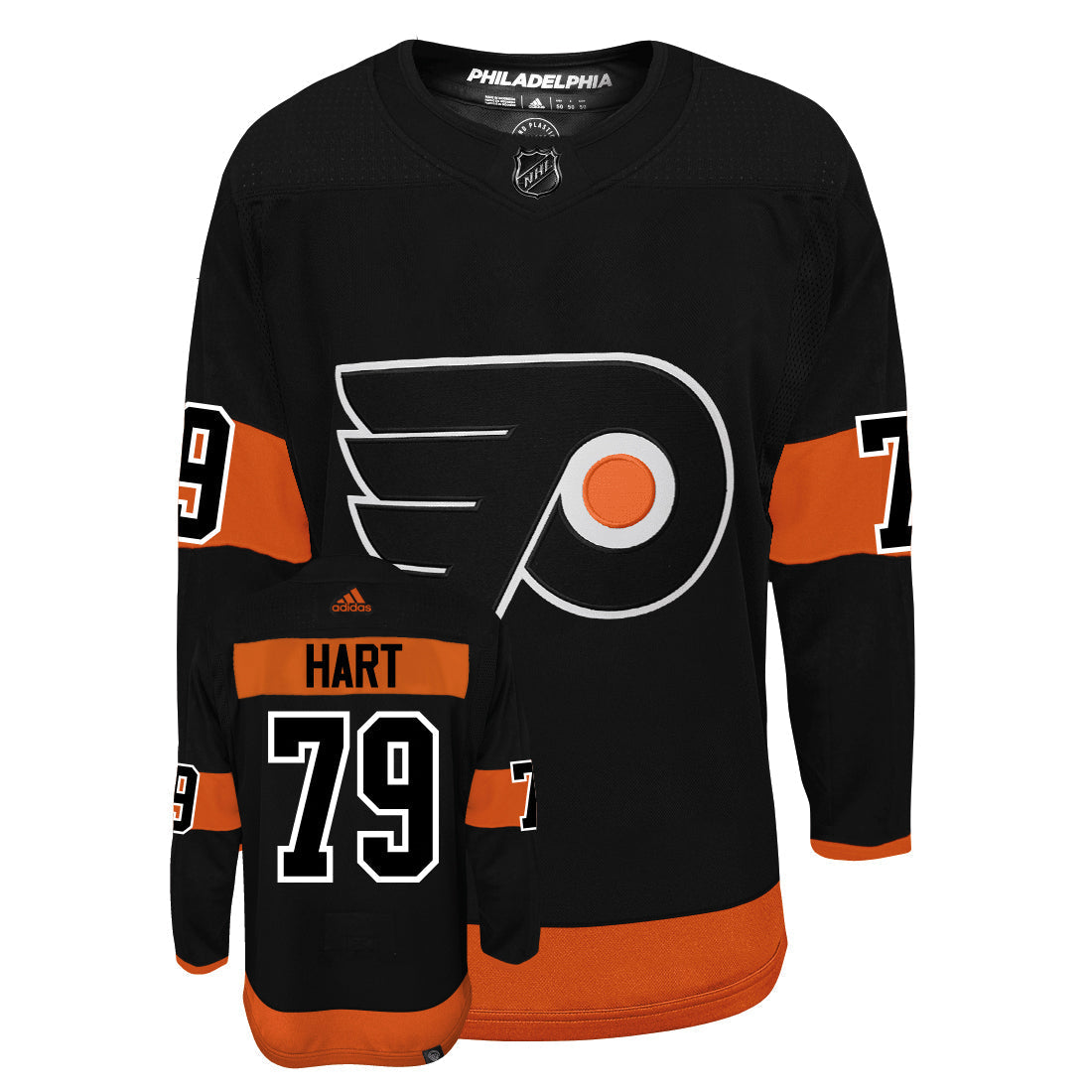 Carter Hart Philadelphia Flyers Adidas Primegreen Authentic NHL Hockey –  SportsJerseyHub